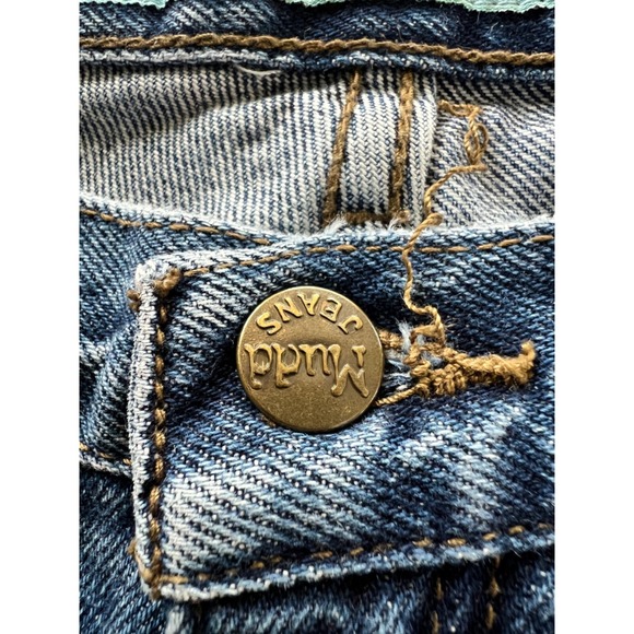 VTG Women's MUDD Denim High Rise Flare Jeans For The Beat Generation 30 X 33 - Picture 9 of 14